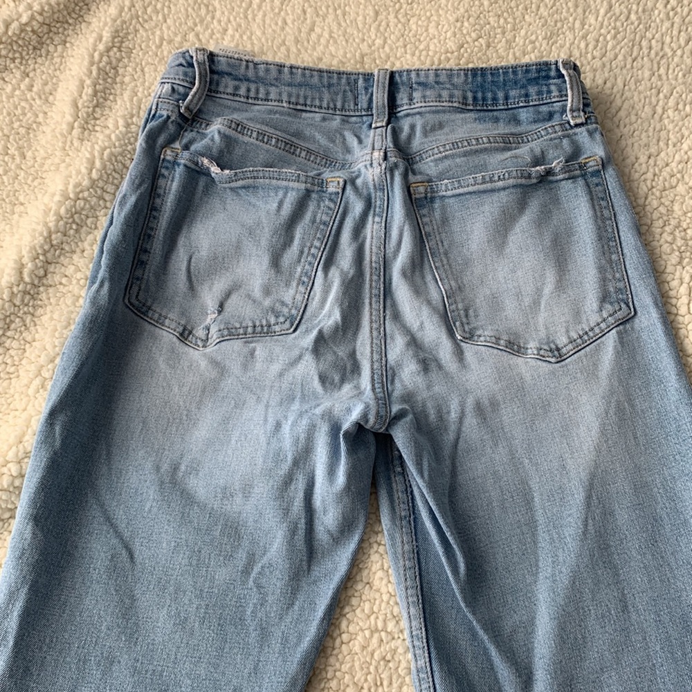 A&F | zoe natural rise straight ankle denim jeans - Picture 5 of 5
